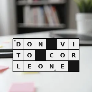 Hasło krzyżówkowe mafioso z ojca chrzestnego - don vito corleone – rozwiązanie, synonimy, podpowiedzi i definicje krzyżówkowe